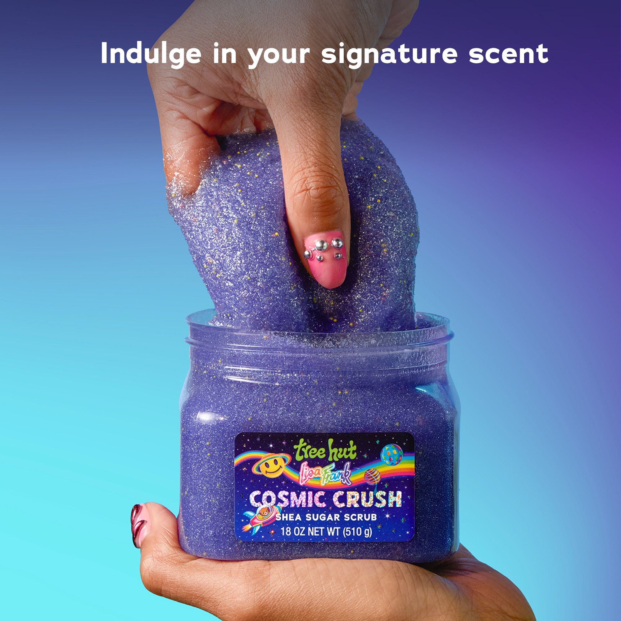 Lisa Frank x Tree Hut Cosmic Crush Shea Sugar Scrub - Image 3